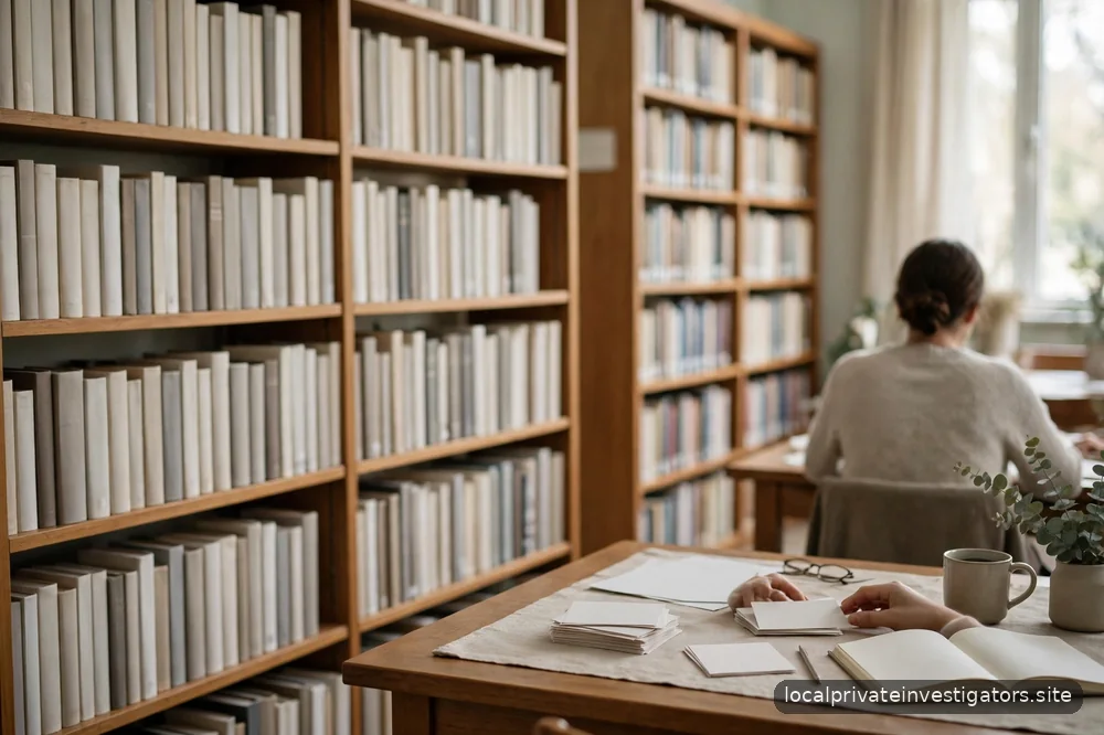 Reading glasses over blank papers on a light desk, no legible text