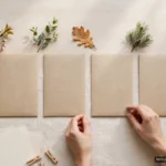 Blank document stack tied with a simple band on a calm desk, no legible text