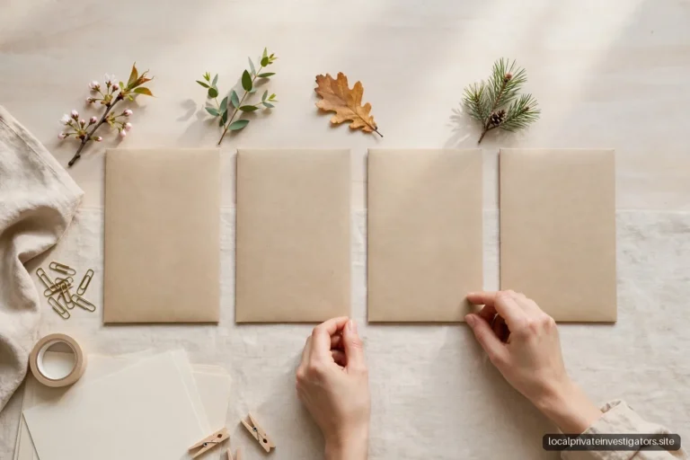 Blank document stack tied with a simple band on a calm desk, no legible text